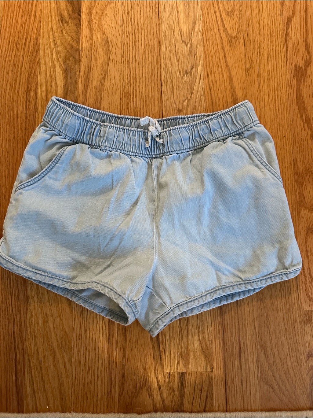 Carter's Light Blue Elastic-Waist Girls' Shorts